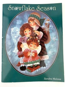 Libro de Pintura Temporada Copo de Nieve Sandra Malone Tole Navidad Invierno Primavera 1995 - Imagen 1 de 12