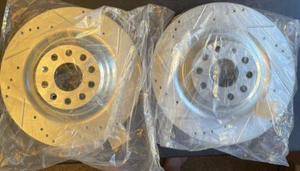 Tesla Brake Rotors-Drilled/Slotted Pads '12-'21 S/'16-'21 X Rear w Pads - Bild 1 von 3