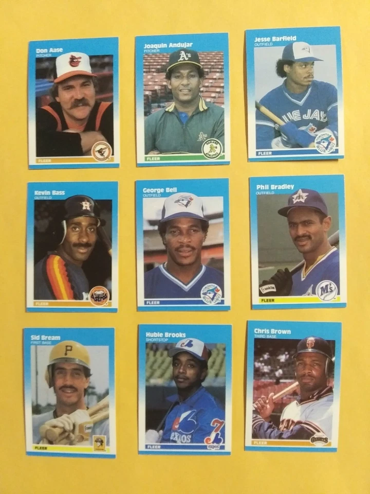 1987 Fleer Classic Miniatures Minis Singles - You Pick - Save 40% on 4+ - Image 1 of 1