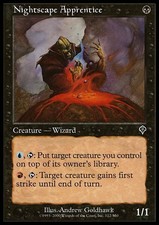 MTG magic cards 4x x4 Light Play, English Nightscape Apprentice Invasion