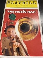 The Music Man Original Broadway Playbill with Craig Bierko and Rebecca Luker