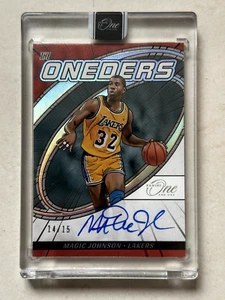 2023-24 Panini One And One Lakers Magic Johnson The Oneders Auto FOTL /15 - Picture 1 of 4