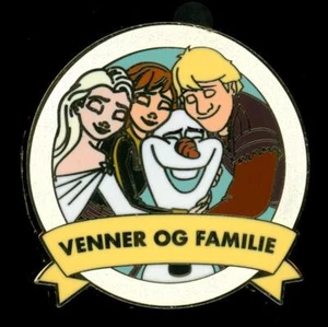 Spilla Anna Elsa Friends Famiglia Venner Og Famiglia Norvegia Una Famiglia Mistero Disney - Foto 1 di 1