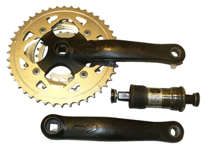 Trek Icon Mountain Bike Triple Crankset & BB - Square Taper - 175mm - 42/32/22 - Picture 1 of 7