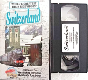 World's Greatest TRAIN Ride Videos SWITZERLAND •VHS• Authentic Train Travel! - Imagen 1 de 2