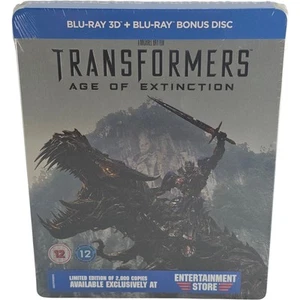 Transformers: Age Of Extinction 3D Blu-ray SteelBook Prägedruck Zavvi 2000 Ex B - Bild 1 von 11