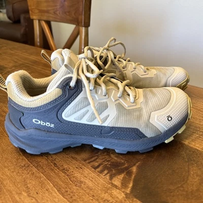 Oboz Katabatic Low Women’s Sz 6.5 Trail Hiking Shoes Beige - Image 1 of 4