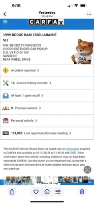 98-99 DODGE RAM 1500 / VANS 1500 2500 3500 5.2L RWD 4x2 Auto Transmission *149K* Foto 1 de 4