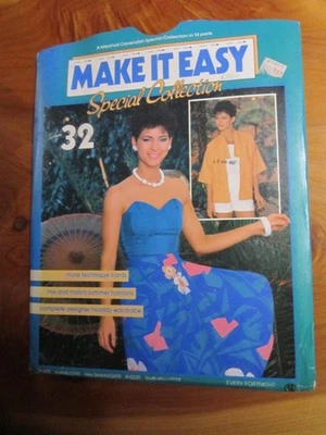 SEWING PATTERN MAKE IT EASY SPECIAL COLLECTION  NO. 32    ** MUST SEE * - Image 1 of 2