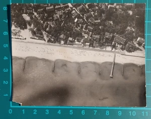 Photo Airline Zone Coastal Buildings And Piers 1940 - 50 C. (F 37) - Picture 1 of 2