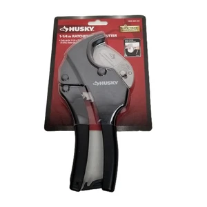 Husky 1-1/4 in Ratcheting PVC Cutter Plumbing Pipe Tool Quick Change Blade NEW - Picture 1 of 4