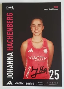 Johanna Hachenberg Autogrammkarte DHB Deutscher Hockey Bund Deutschland EM 2025 - Bild 1 von 2