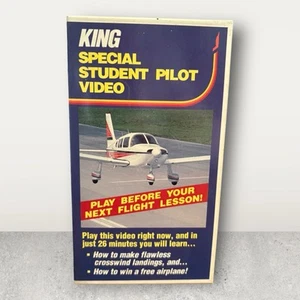 King Special Student Pilot Video VHS Flight Lesson Video Tape - Picture 1 of 3