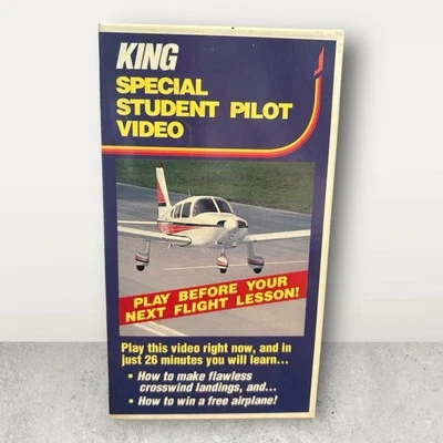 King Special Student Pilot Video VHS Flight Lesson Video Tape - Image 1 of 3