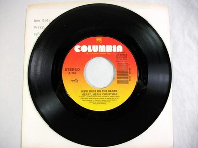 New Kids On The Block 45 rpm 1989 Merry Merry Christmas Foto 1 de 3