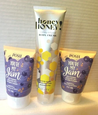 Crema de manos curativa de miel Perfectly Posh 5,5 OZ & 2 You're My Jam 3 OZ Foto 1 de 3