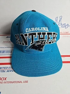 Vintage Hat Carolina Panthers Tri Power 3 Starter Wool Pro Line 90s Snapback - Picture 1 of 21