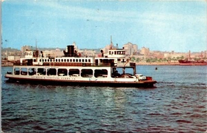Vtg San Diego Bay California CA San Diego & Coronado Ferry 1950s Chrome Postcard - Picture 1 of 2