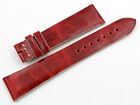 Strap Band Handmade Cinturono Made In Italy Vera Pelle Effetto Marmo Glossy Red