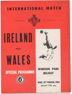 Mar 65 NORTHERN IRELAND v WALES - Picture 1 of 1