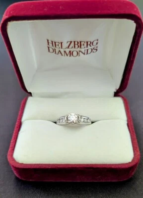 HELZBERG DIAMONDS ENGAGEMENT .40 CARAT, COLOR F, CLARITY SI2 GEM RING $2,799+ - Image 1 of 4