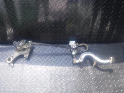 2009 KAWASAKI KX250F REAR BRAKE CALIPER MASTER CYLINDER PADS KX 250F 09-12 - Image 1 of 4