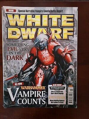 White Dwarf Magazine - 339 - Mar 2008 Warhammer 40000 Vampire Counts Rynns World • 8.62€