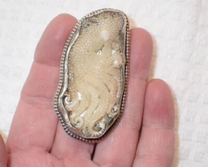 Anillo Pulpo Calamar en Plata Tibetana Ajustable - Imagen 1 de 4