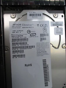 Hitachi 17R6351 73GB FIBRE CHANNEL 3.5 3H 10K HARD DISK DRIVE DS14 MK2 - Photo 1/3