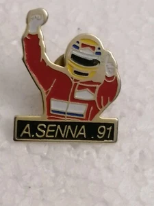 Pin's Pins Pin Enamel Sport "F1 Ayrton Senna" - Imagen 1 de 1