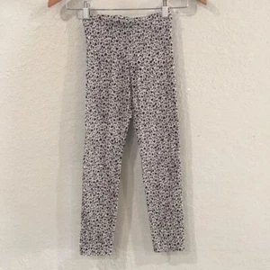 Old Navy Girls Sz M 8 Leggings Gray Leopard Print Skinny Stretch Comfy Mobwife - Picture 1 of 8