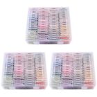 3 Boxes Sewing Embroidery Thread Yarn Friendship Braclets Tie