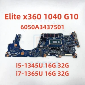 Laptop Motherboard for HP x360 1040 14 inch G10 with i5-1345U 16GB 6050A3437501 - Picture 1 of 5
