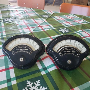 Vintage Weston Panel Meter Matched Pair, nützlich in 300B Verstärkern. - Bild 1 von 2