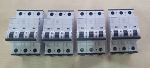 4x Siemens 5SY63 D16 3P Triple Pole MCB Mini Circuit Breakers 6k 230/400V - Picture 1 of 4