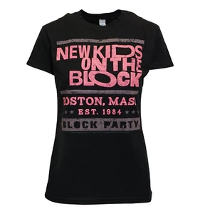 NEU KIDS ON THE BLOCK DAMEN T-SHIRT SCHWARZ - Bild 1 von 1