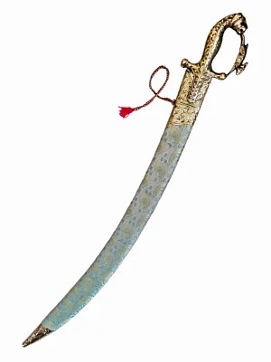 Ceremonial sword indian Groom wedding sword 34 inch indian talwar full Size - Image 1 of 4