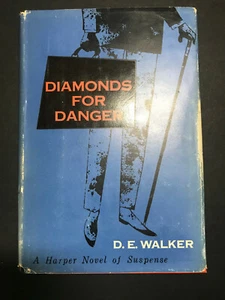 Diamonds For Danger, by D. E. Walker - 1953 - 1st Ed, 1st Prt, Vtg, H/C Book DJ - Imagen 1 de 12