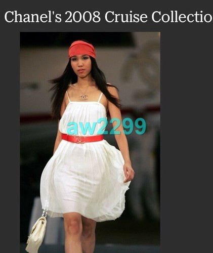 ABITO CHANEL 08C AUTENTICO $4045 NUOVO CON ETICHETTE 40 AVORIO NUOVO RARO