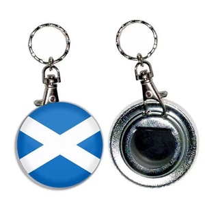 Schlüsselanhänger Flaschenöffner Schottland Flagge rund (55 mm) - Bild 1 von 2