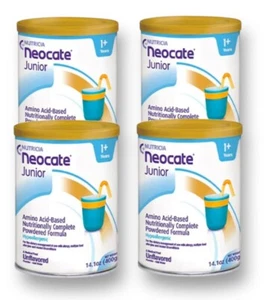 4 cans NEOCATE Jr Junior Hypoallergenic Formula 14.1oz Expires 12/16/2025+ - Picture 1 of 1