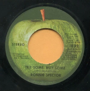 RONNIE SPECTOR (Try Some Buy Some / Tandoori Chickern) ROCK  45 RPM  RECORD - Picture 1 of 2