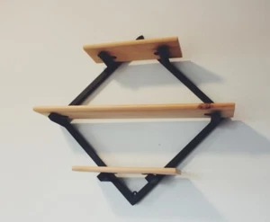 Handcrafted 16x16x5 Steel And Wooden Shelves  - Picture 1 of 3