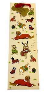 Holiday Dog Single-bottle Wine Bag Woof Pets - Picture 1 of 5