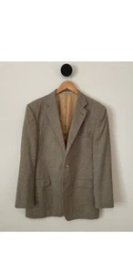 Burberry Men's Bond Street Brown Check Plaid Blazer42 Long - Picture 1 of 7