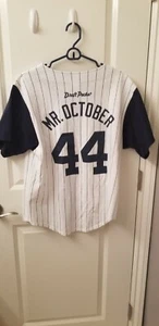 Draft Packs New York Yankees Mr. October #44 Jersey Sz M Reggie Jackson Baseball - Picture 1 of 6