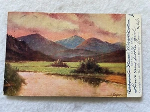 Postal vintage de Sunset de 1907, Estes Park - Imagen 1 de 2
