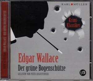 EDGAR WALLACE Der Grüne Bogenschütze - Gelesen Von Peer Augustinski HÖRBUCH - Picture 1 of 5