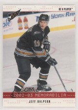 2002-03 ITG Be A Player Memorabilia Ruby /200 Jeff Halpern #64