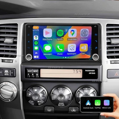 2+64G Android 15 Carplay Car Stereo Radio GPS Navi For 2003-2009 Toyota 4Runner - Изображение 1 из 4